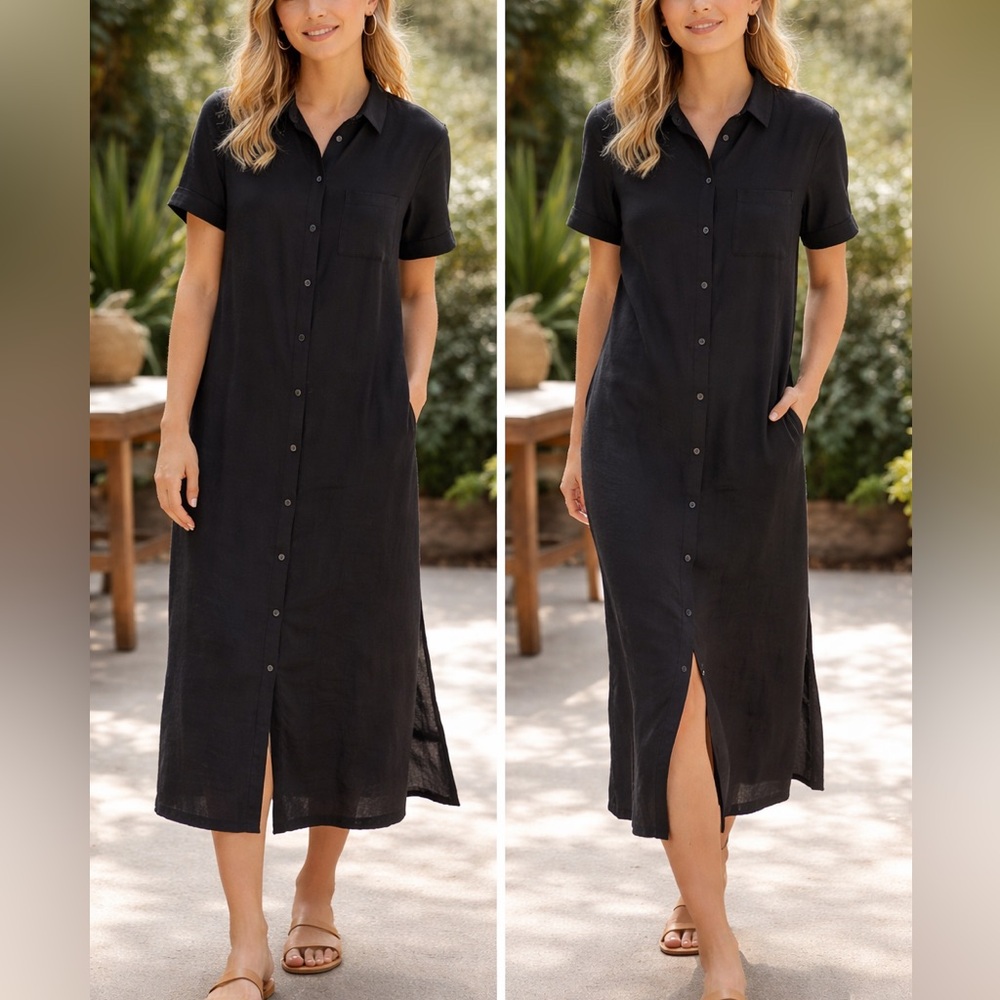 Bridge & Burn Amalia Herringbone flannel Dress sz L